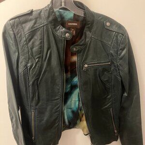 Danier Green Leather Jacket